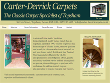 Tablet Screenshot of carter-derrickcarpets.co.uk